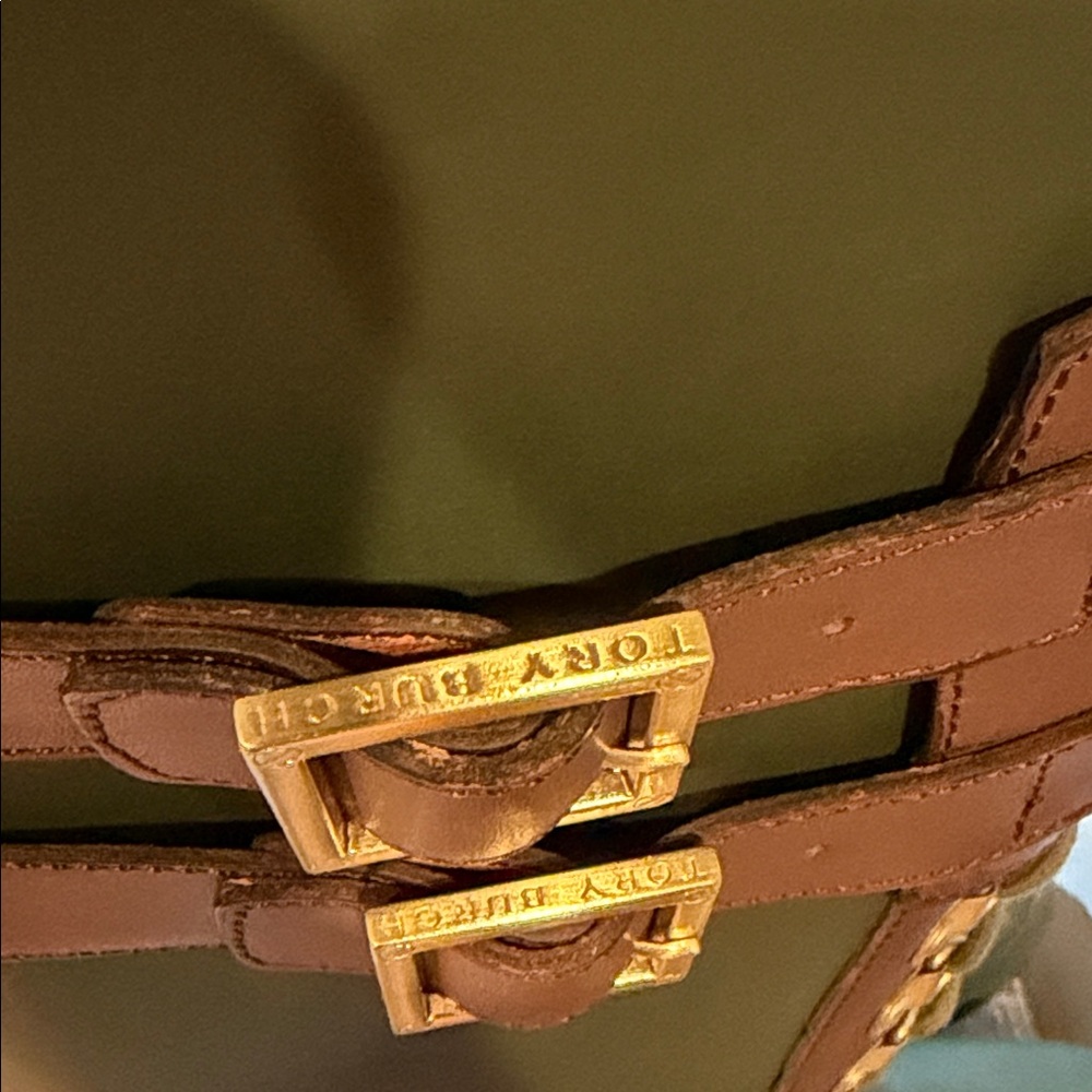 Tory Burch Olive and Chocolate Lace-Up Boots - Picture 6 of 11